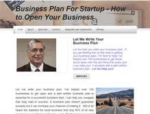 Tablet Screenshot of businessplanforstartup.com